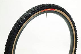 img 2 attached to 🚲 High-Performance Dart MTB 26 x 2.10 Inch Front Bead Tire - Foldable & Tubed, Black/Amber