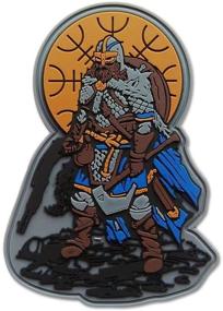 img 4 attached to 🛡️ BASTION Morale Patches (Modern Viking) - 3D PVC Patch with Hook &amp; Loop Fastener Backing - High-Quality - Military Combat Badge Patches - Great for Tactical Bag, Hats &amp; Vest