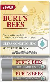 img 4 attached to 💋 Burt's Bees Lip Balm Stocking Stuffer: Natural Holiday Gift for Moisturized Lips with Shea, Cocoa & Kokum Butter - Pack of 2