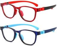 prescription blocking eyeglasses for relief from eyestrain and improved eyesight logo