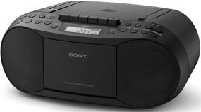 img 1 attached to 📻 Black Sony CFDS70 CD/MP3 Cassette Boombox Home Audio Radio with Aux Capability
