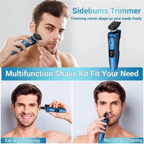 img 1 attached to 🪒 Gbuild Electric Razor for Men - Wet and Dry Rechargeable Shaver"