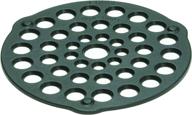 🍖 lodge l8dot3 pre-seasoned cast iron meat rack/trivet, 8-inch - enhanced for seo logo