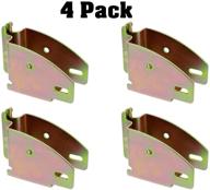 🪚 abn e track wood beam socket fittings - pack of 4 - wood beam brackets - e track accessories for cargo storage - lumber bracket set logo