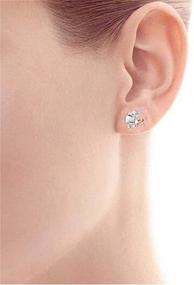 img 3 attached to 🐘 Lucky and Cute Elephant Stud Earrings 925 Sterling Silver for Women and Girls