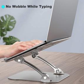 img 1 attached to 🔥 StillCool Laptop Stand: Ergonomic Aluminum Holder with Heat Vent. Height Adjustable, Supports MacBook, Dell XPS, Samsung - Buy Now!