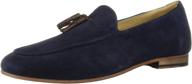 steve madden tazman loafer suede logo