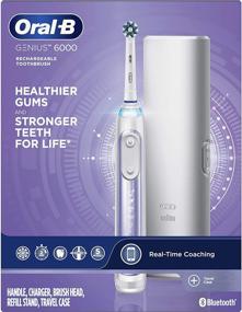 img 4 attached to 🪥 Oral-B Genius 6000 Electric Toothbrush - Orchid Purple: Enhancing Dental Care