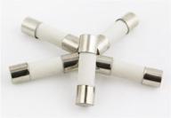 5pcs slow blow ceramic t2 5a fuses, 5x20mm size logo