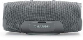 img 2 attached to 🔊 JBL Charge 4 серый водонепроницаемый Bluetooth-динамик комплект с портативным жестким чехлом для улучшенной переносимости.