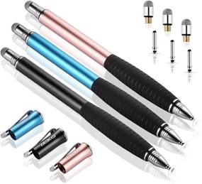 img 4 attached to 🖊️ Meko (2nd Gen) Universal Touch Screen Stylus Pen Bundle with 6 Replacement Tips - iPhone, iPad, and More
