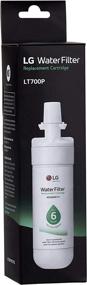 img 1 attached to LG LT700P- 6 Month / 200 Gallon Capacity Replacement Refrigerator Water Filter (NSF42 and NSF53) - ADQ36006101, ADQ36006113, ADQ75795103, or AGF80300702 , White , Single+
