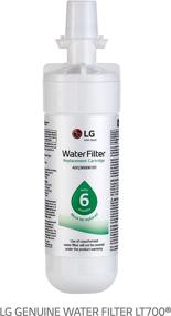 img 3 attached to LG LT700P- 6 Month / 200 Gallon Capacity Replacement Refrigerator Water Filter (NSF42 and NSF53) - ADQ36006101, ADQ36006113, ADQ75795103, or AGF80300702 , White , Single+