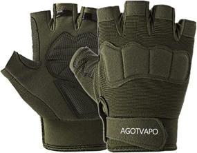 img 4 attached to Fingerless Military Breathable Lightweight Motorcycling