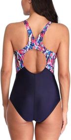 img 3 attached to 👙 Beautyin Women's Athletic One Piece Lap Swim Racing Swimsuit