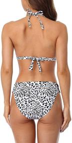 img 3 attached to Beautyin Triangle Bikini Crochet Swimwear: Stylish Women's Clothing for Swimsuits & Cover Ups