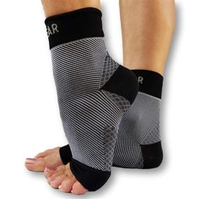 img 3 attached to 🧦 RiptGear Plantar Fasciitis Socks: Effective Compression Relief for Women and Men (1 Pair, Size: Medium)