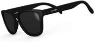 enhance your running experience with goodr running sunglasses - black w/black lens логотип