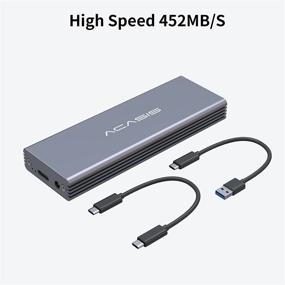 img 3 attached to ACASIS Накопитель для SSD MacBook USB C 3.0: Улучшите свой MacBook поддержкой высокоскоростного PCIe SSD для MacBook Pro середины 2013 года и более поздних моделей, а также для MacBook Air 2013-2017 года/A1465A1466A1398A1502 SSD.