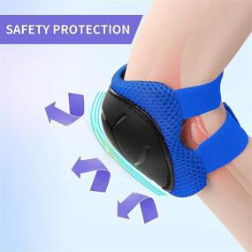 img 1 attached to 🛴 Gudook Kids Knee Pads: 3 in 1 Protective Gear Set for Skateboarding, Skating, Cycling, Scooter Riding & More