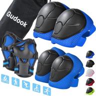 🛴 gudook kids knee pads: 3 in 1 protective gear set for skateboarding, skating, cycling, scooter riding & more logo