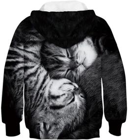 img 1 attached to ENLACHIC Animal Hoodie Sweatshirt: Stylish Boys' Pullover Clothing for a Trendy Look