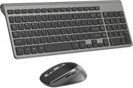 wireless keyboard compact ergonomic full size logo