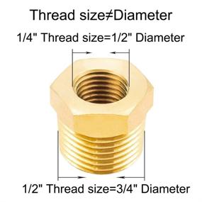 img 3 attached to ✨ Efficient Joywayus Reducing Bushing Fitting Reducer for Enhanced Connectivity