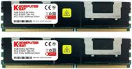 💻 komputerbay 8gb (2x 4gb) ddr2 pc2-5300f 667mhz cl5 ecc fully buffered fb-dimm (240 pin) 8 gb with heatspreaders logo