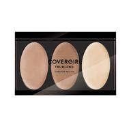 💁 covergirl trublend contour palette light: achieve perfect contours with 0.28 oz of expertly designed shades (packaging may vary) logo