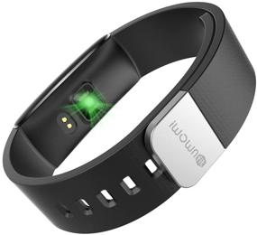 img 2 attached to 💪 Yuntab IWOWNfit I6 Pro Smartband – 24H Heart Rate Monitor, Fitness Tracker, Sleep Monitor, OLED Screen, Waterproof, Multi-Sport Management – Compatible for iOS and Android (Black)