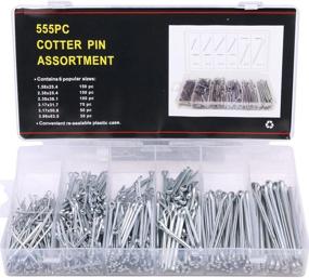 img 4 attached to Glarks 555Pcs Plated Cotter Assortment