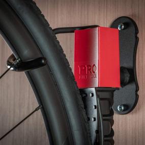 img 3 attached to 🚲 PRO BIKE TOOL Swivel Bike Wall Hanger - Ultimate Space Saving Vertical Storage Mount for 1 Bicycle in Garage or Home - Convenient Cycling Rack and Holder, Hook for Bicycles