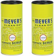 🍋 mrs. meyer's clean day surface scrub - lemon verbena - 11 oz - pack of 2 logo
