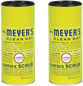 img 4 attached to 🍋 Mrs. Meyer's Clean Day Surface Scrub - Lemon Verbena - 11 oz - Pack of 2