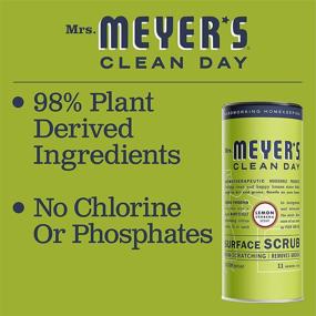 img 1 attached to 🍋 Mrs. Meyer's Clean Day Surface Scrub - Lemon Verbena - 11 oz - Pack of 2