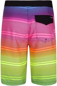 img 1 attached to 🌈 Rainbow Hurley Boys' Board Shorts for Boys' Clothing