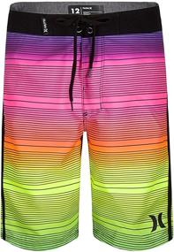 img 2 attached to 🌈 Rainbow Hurley Boys' Board Shorts for Boys' Clothing