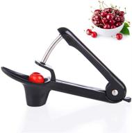 🍒 cherry and olive pitter tool, fruit pit remover, cherry and fruit pitter remover, core remover tool logo