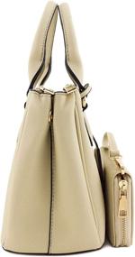 img 2 attached to 👜 Timeless Triple-Handle Satchel for Women's Handbags & Wallets - Perfect for Satchel Enthusiasts