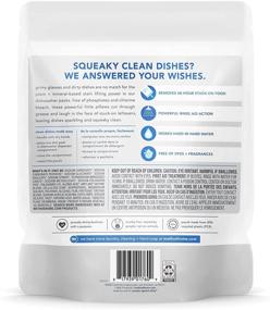 img 3 attached to Method Dishwasher Detergent Packs, Powerful Grease and Stain Remover with Dishwashing Rinse Aid, 45 Dishwasher Tabs per Package, Fragrance-Free - Free + Clear, 1 Pack, Packaging May Vary