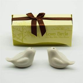 img 3 attached to Love Bird Salt &amp; Pepper Shakers: 🐦 40pcs = 20sets Ideal Wedding Party Favor Gift