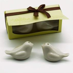 img 2 attached to Love Bird Salt &amp; Pepper Shakers: 🐦 40pcs = 20sets Ideal Wedding Party Favor Gift