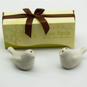 img 1 attached to Love Bird Salt &amp; Pepper Shakers: 🐦 40pcs = 20sets Ideal Wedding Party Favor Gift