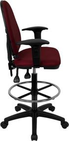 img 1 attached to Flash Furniture Mid Back Multifunction Adjustable Furniture and Home Office Furniture