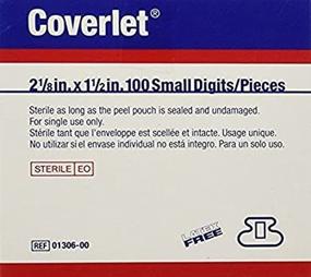 img 2 attached to 🩹 BSN Medical 01306 Coverlet Fabric Adhesive Bandage (Pack of 100) - Latex Free, Fingertip Size