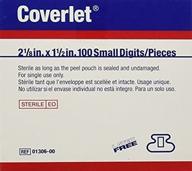 🩹 bsn medical 01306 coverlet fabric adhesive bandage (pack of 100) - latex free, fingertip size logo