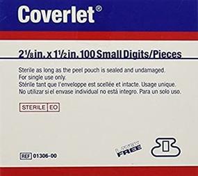 img 1 attached to 🩹 BSN Medical 01306 Coverlet Fabric Adhesive Bandage (Pack of 100) - Latex Free, Fingertip Size