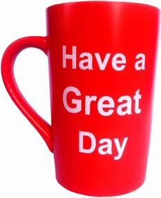 img 1 attached to 🎅 Hilarious Christmas Presents Coffee Mug - MAUAG Funny Cup for Family Gag Gifts - Have a Great Day - 12 Oz - Vibrant Red