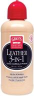 griot's garage 11019 leather cleaner - 3-in-1 formula | 16oz logo